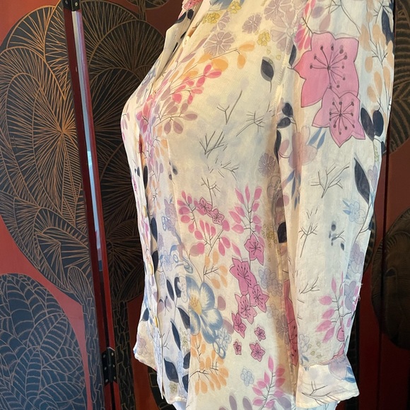 Vintage Salvatore Ferragamo 100% silk chiffon, worn twice size 40 excellent. - Picture 5 of 10